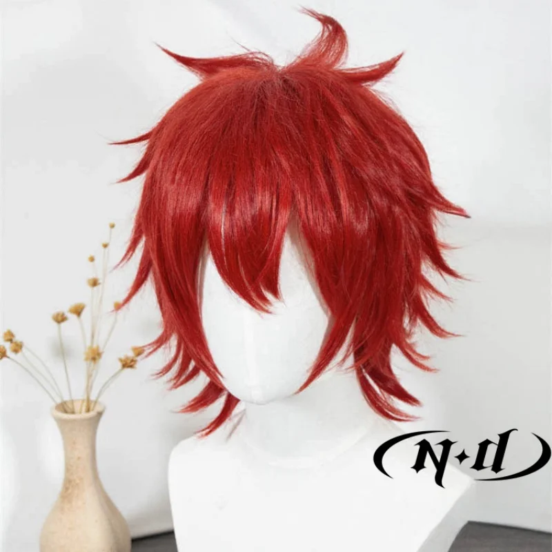 ND 린네 아마기 코스프레 가발 헤어피스 앙상블 스타 코스프레 헤어 가발 코믹콘 코스터 의상 테마 파티 내열성