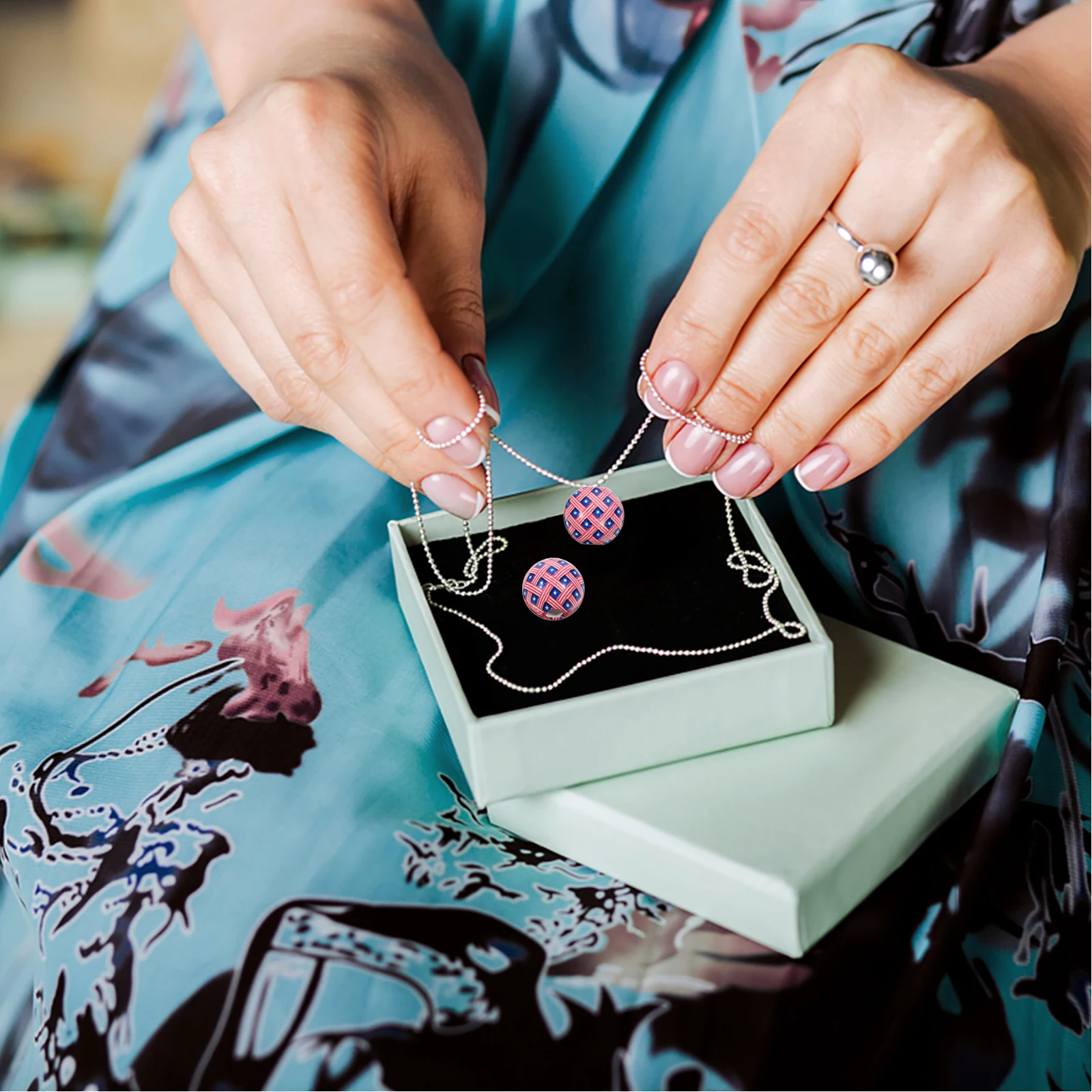 

50pcs Wooden Round Shape Loose For Garland Making Crafts Jewelry Independence Day Themed Wood Diy Garlands Supplies Handcraft