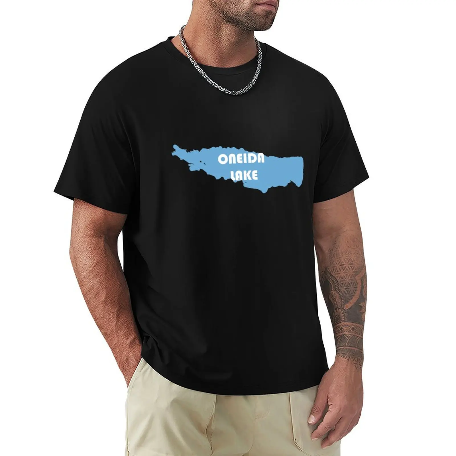 

Oneida Lake, New York, Syracuse T-Shirt Urban Casual Loose Fit Tee