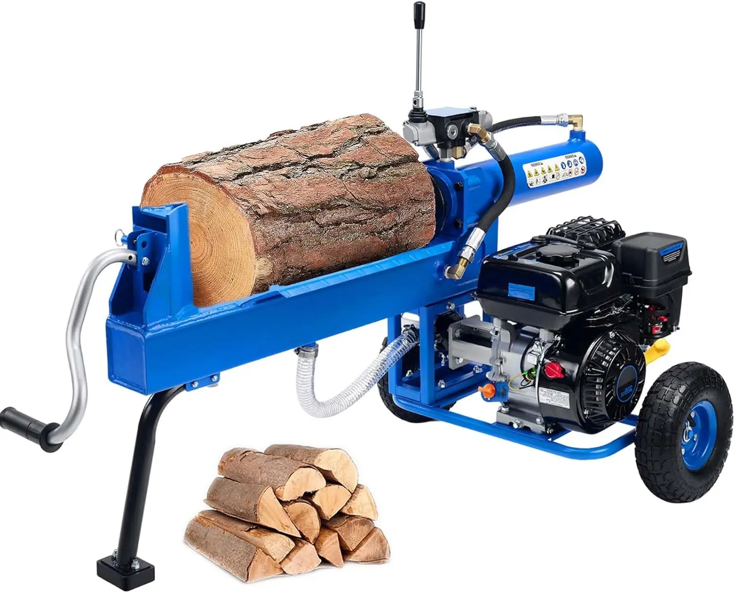 Gas Wood Splitter, 20 Ton Portable Log Splitter, Log Splitters for Firewood 7HP Engine Rapid Auto Return Ram System