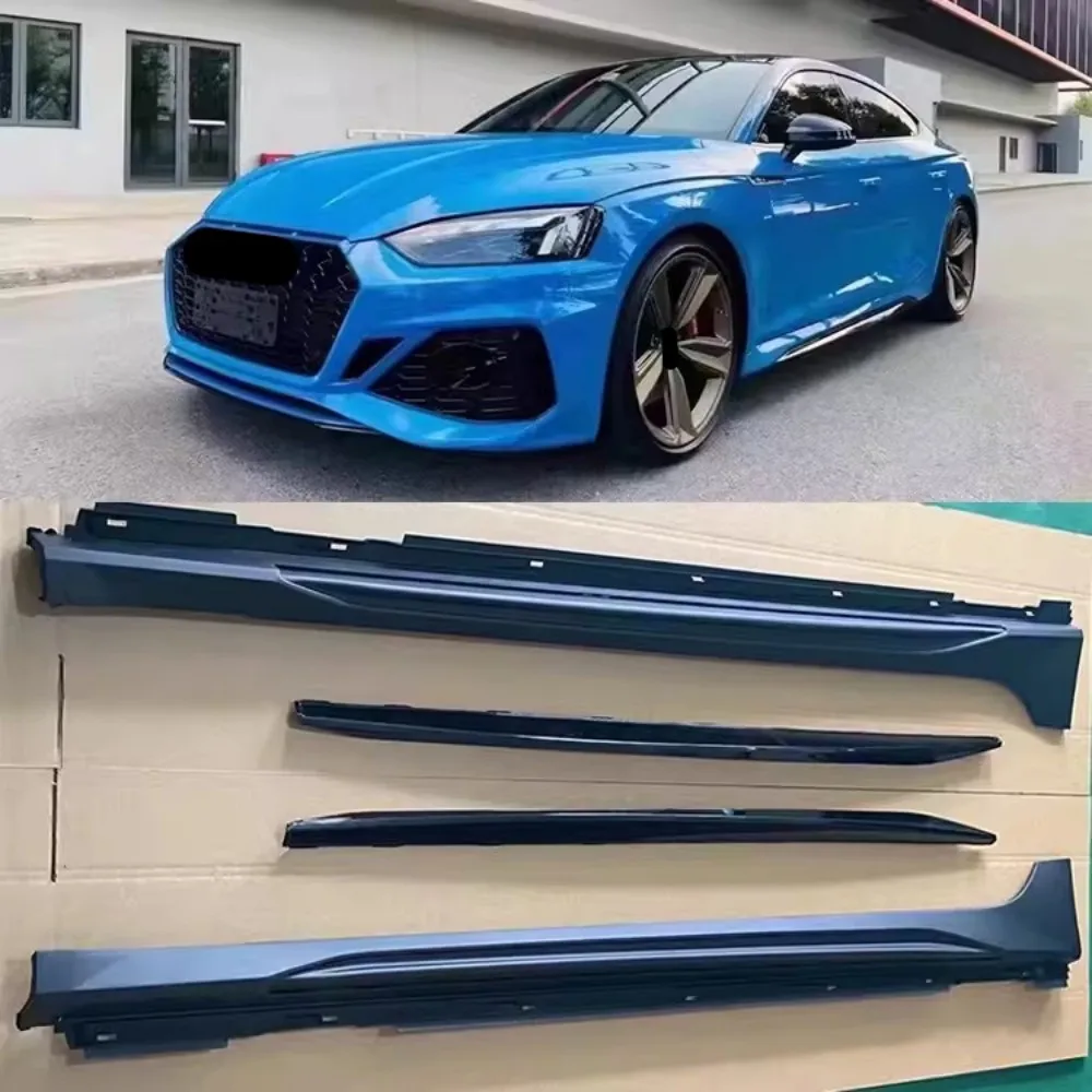 Car Body Kit For Audi A5 Modified RS5 Modified Front Rear Bumper Grille Mask Side Skirt Assembly Auto Accessories