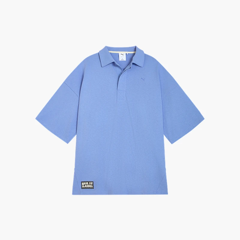 

Puma натуральная летняя рубашка-поло унисекс большого размера с эмблемой и воротником 631557-47