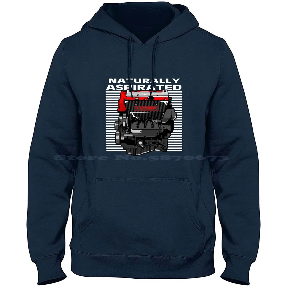 K20 Engine Carbon Naturally Aspirated 100% Cotton Hoodie Jdm Civic Engine Motor K20 Vehicle Cars Automotive Integra Accord