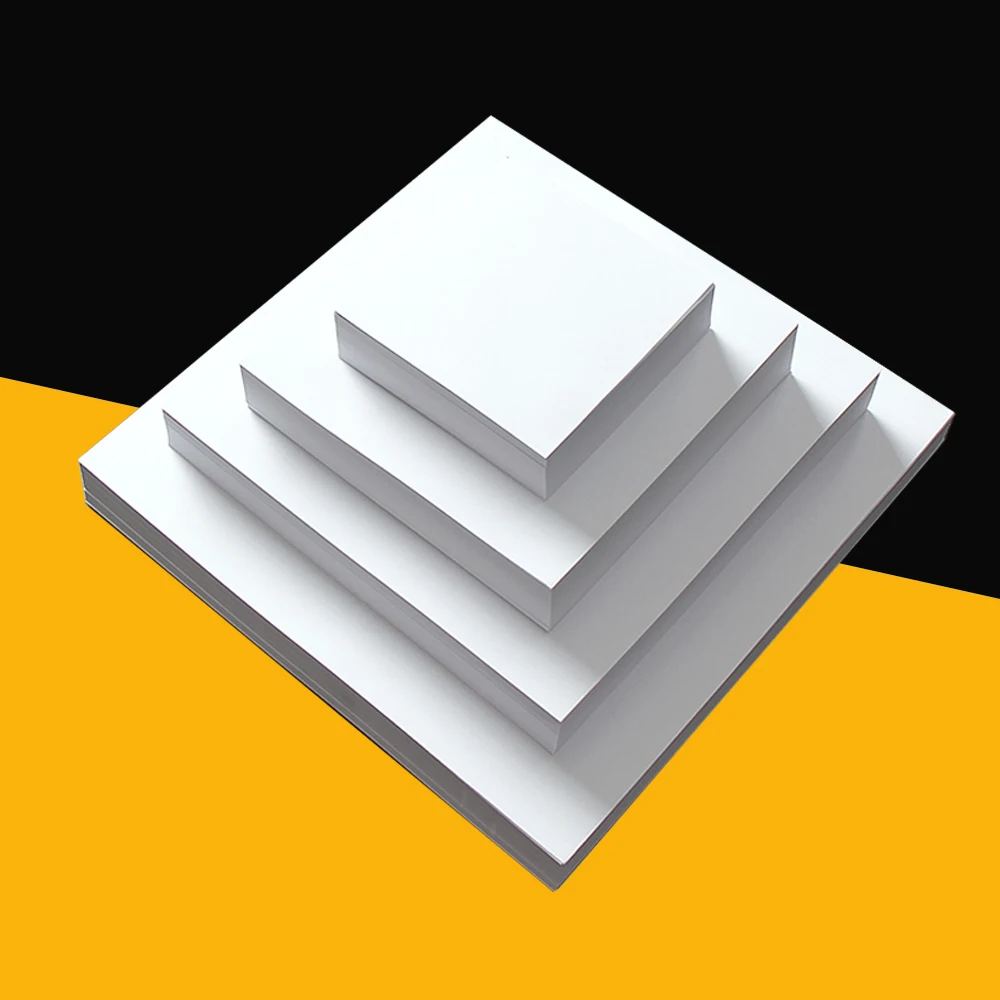 

Square Drawing Paper for Oil Stick, Watercolor, Painting - Specialized White Cardboard for Art Sketching and Line Drawing, 200g