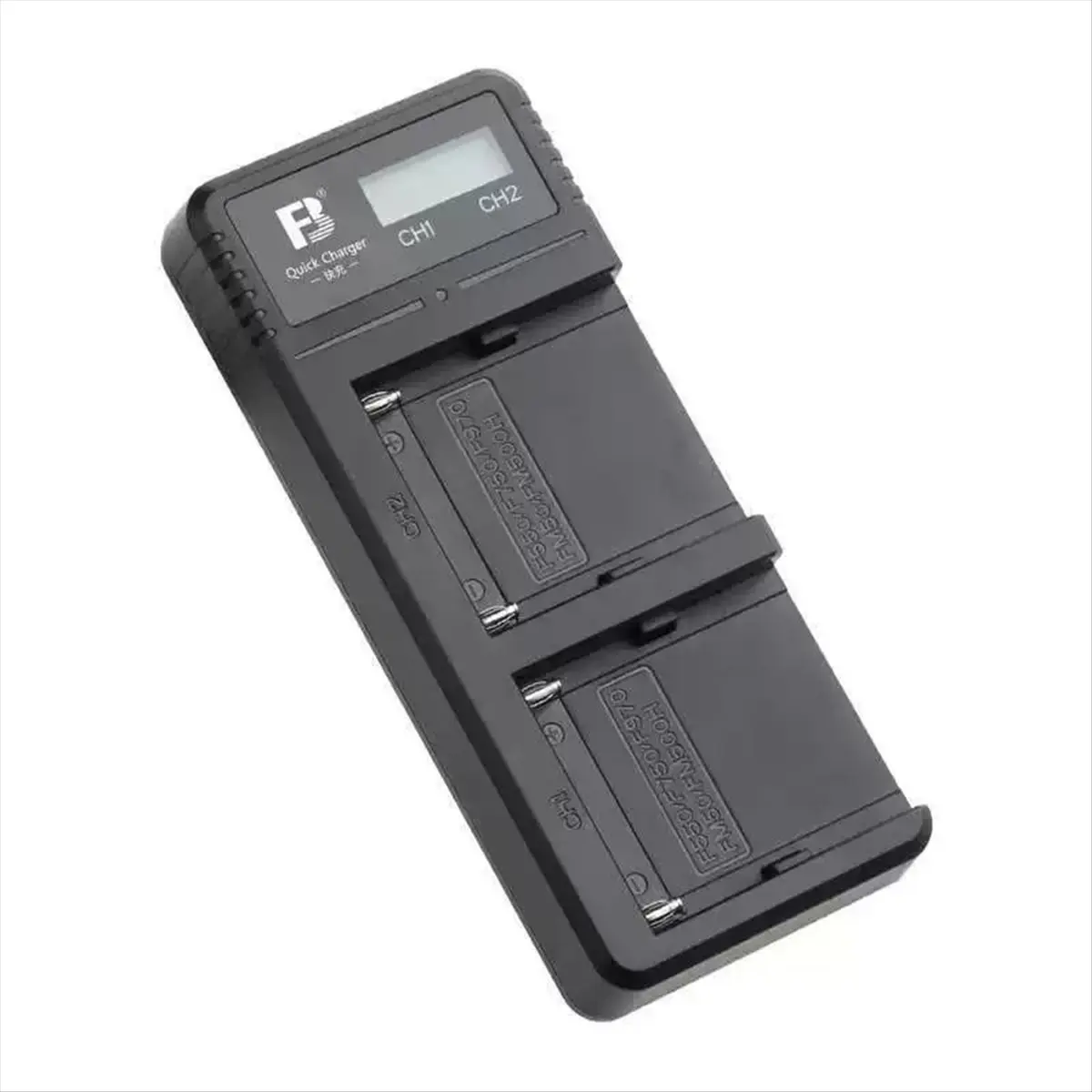 2026 شاحن بطارية الكاميرا الجديد + مناسب للبطارية الجزئية NP-F750، F770، F960، F570، F970، FM50، FM55h، F550