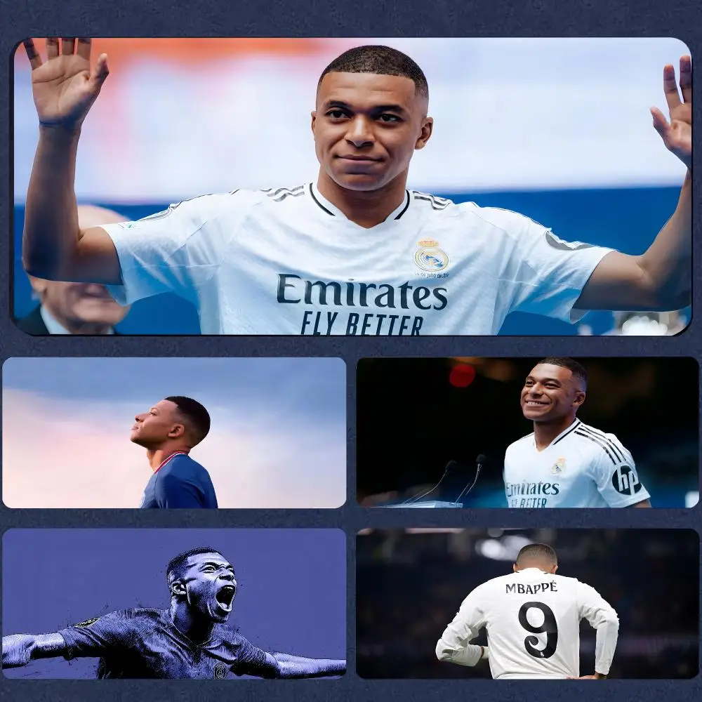 MBAPPE Mauspad Großes Gaming-Mauspad mit Rundumversiegelten Kanten Verdickte Computer-Tastatur-Tischunterlage