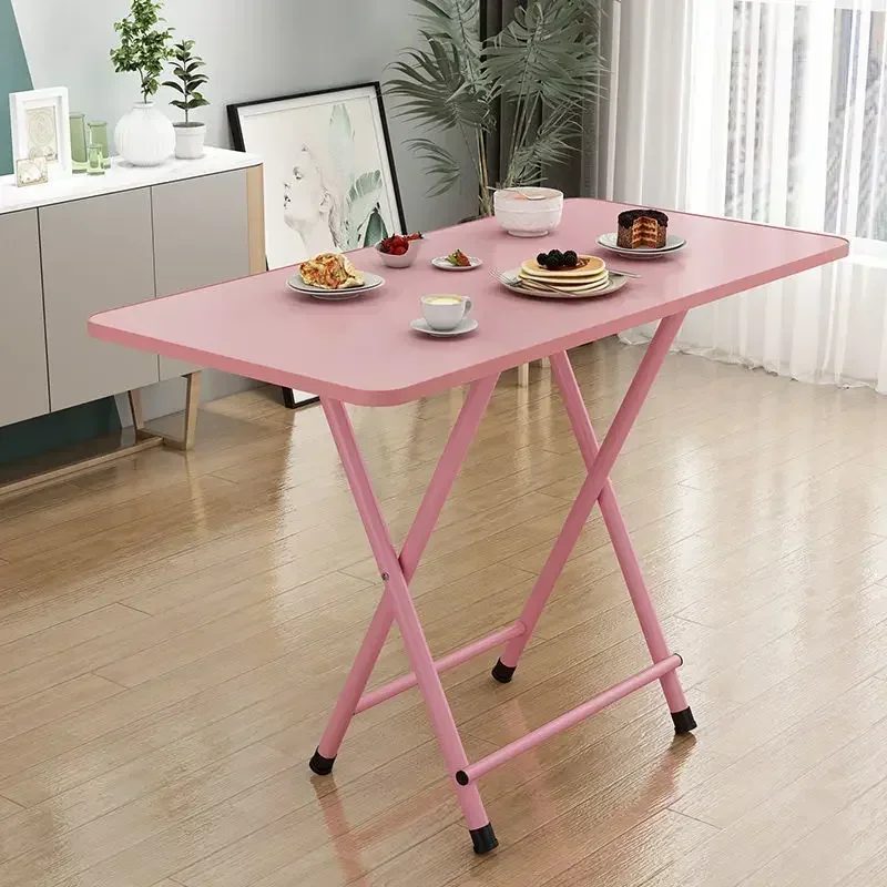 Furniture Simple Household Small Apartment Folding Table Eating Table Student Study Dormitory Portable Parallel Bars Ground Mark