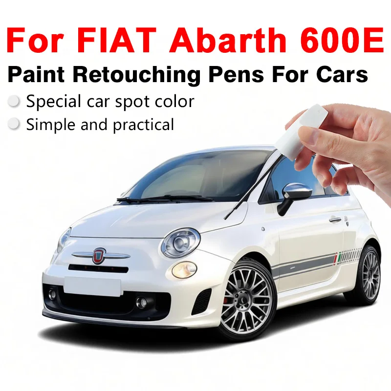 Bolígrafo Reparador de Arañazos para FIAT Abarth 600E, Resistente al Agua y a la Decoloración, Restaura el Color de la Pintura, Cubre Arañazos Pequeños Fácilmente