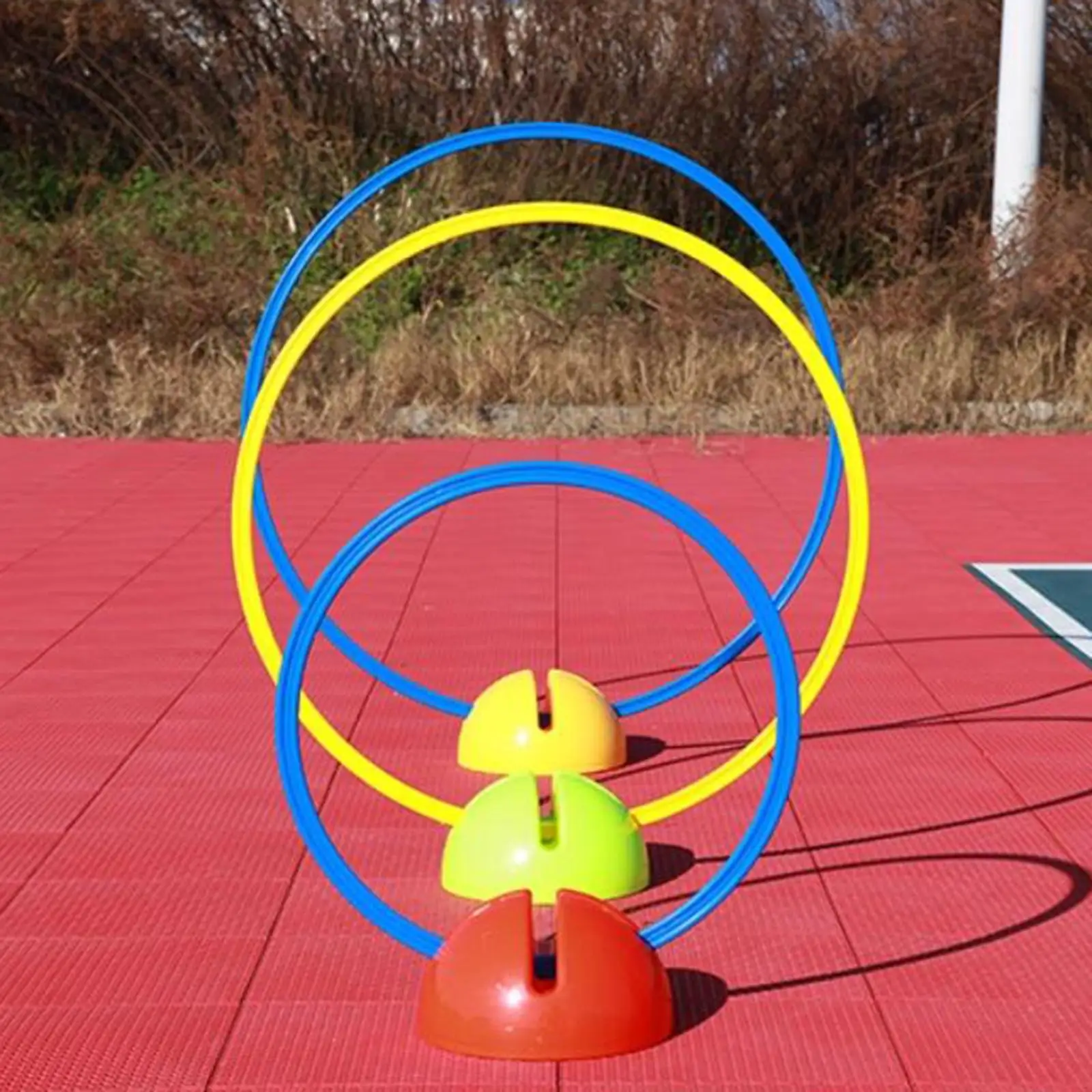Agility Speed Rings Toss Game Training Circles Flexible Workout Regimen for Soccer Basketball Players