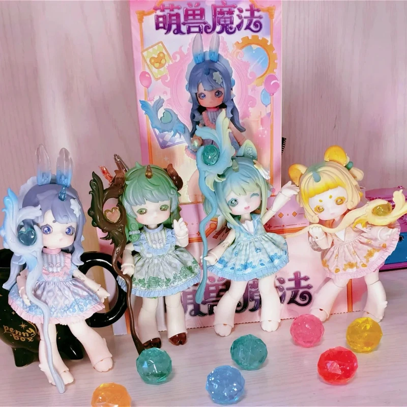 

Penny'S Box Antu Cute Beast Magic Series Blind Box Kawaii Bjd Dolls Аниме Фигурки Игрушки Mystery Box Симпатичная фигурка Игрушка в подарок