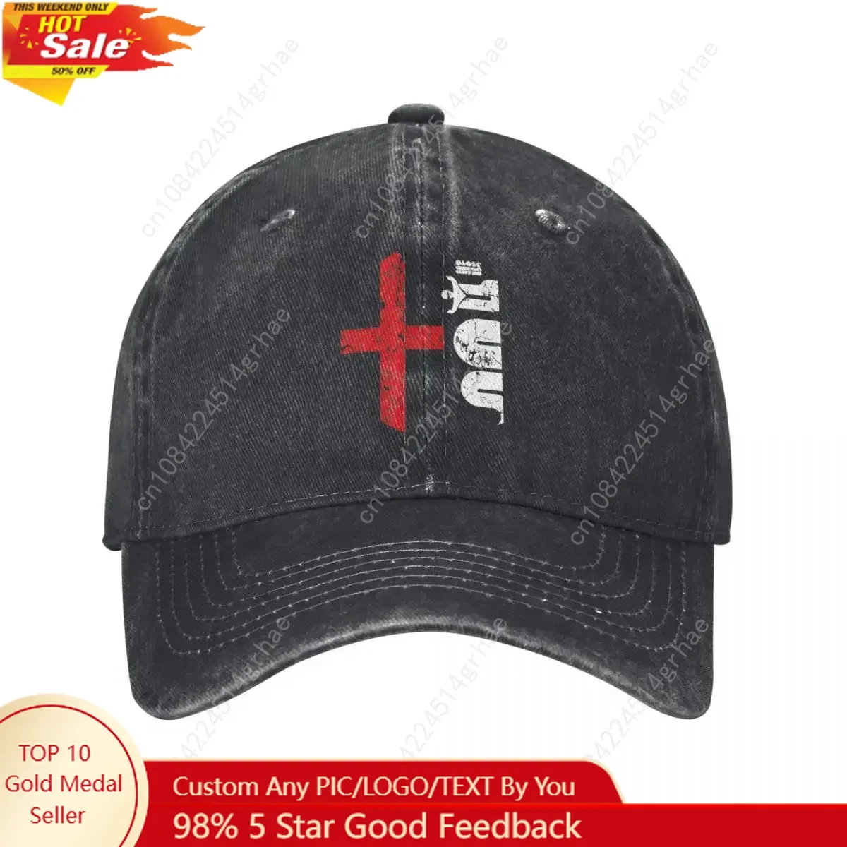 Topi Baseball Gaya Unisex A-Alfas Cars Romeo Emblem, Topi Distressed Washed, Topi Kasual Outdoor Musim Panas