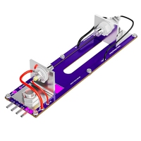 ABJI-New 20A 4-Wrie Battery Tests Stand 18650 Internal Resistance Capacity Tester Fixture Current Voltage Meter Detection BOX