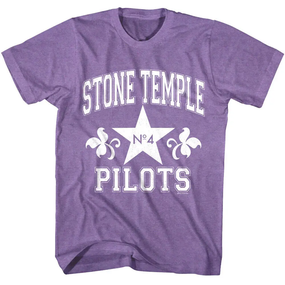 Stone Temple Pilots No 4 Athletic Men'S T Shirt Alt Rock Band Concert Tour Stp