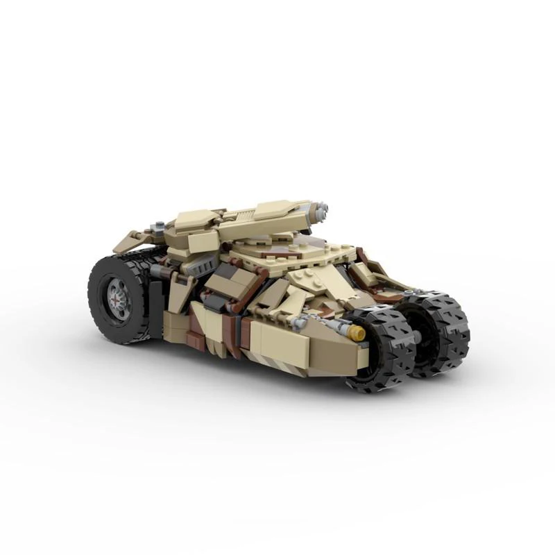 

542pcsMOC chariot vehicle high-speed racing assembly building blocks movie model brick toy Batmobile gift children