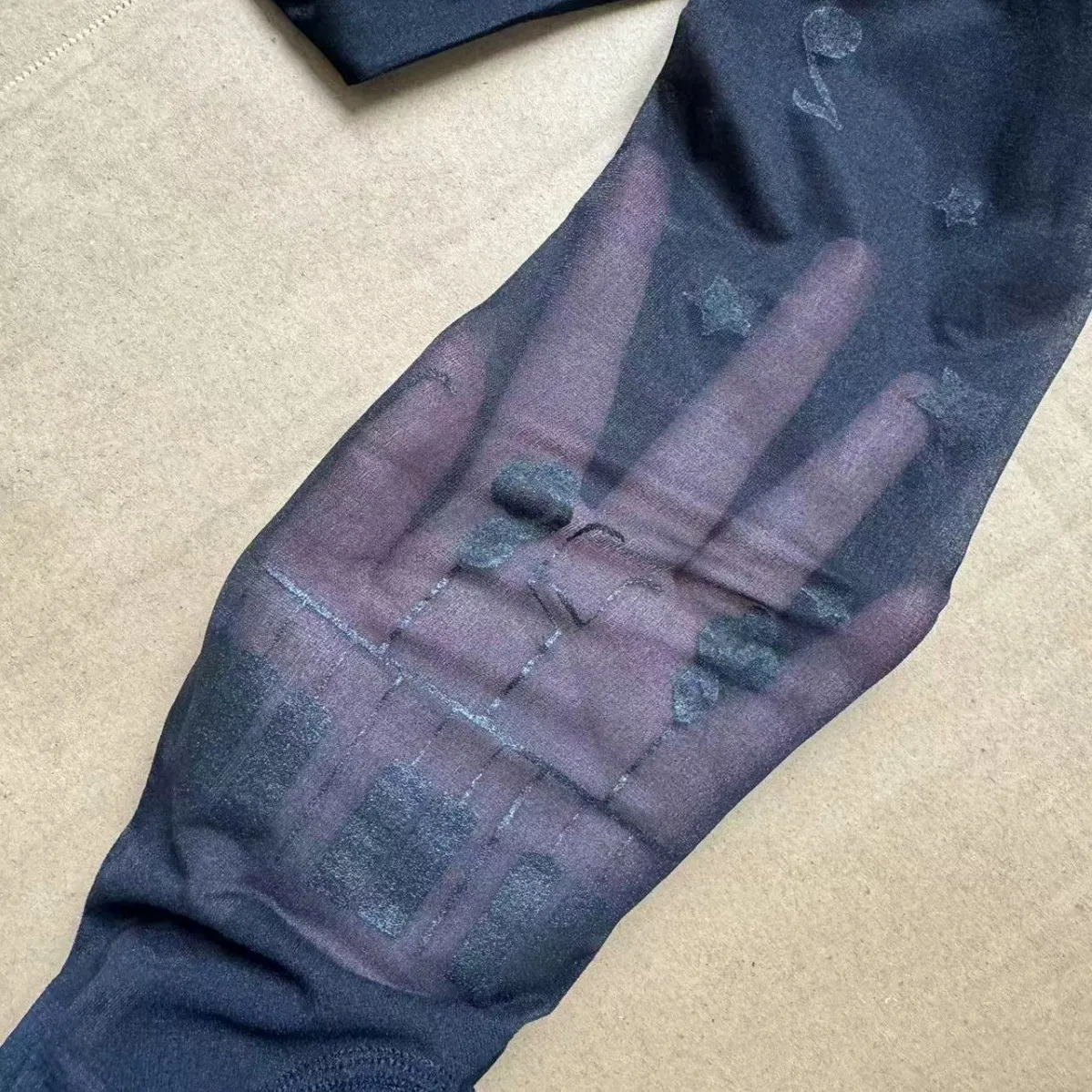 Summer Lovely Note Print Lolita Tights Hosiery Sweet Rock Personalized Thin High Elasticity Black Women's Pantyhose