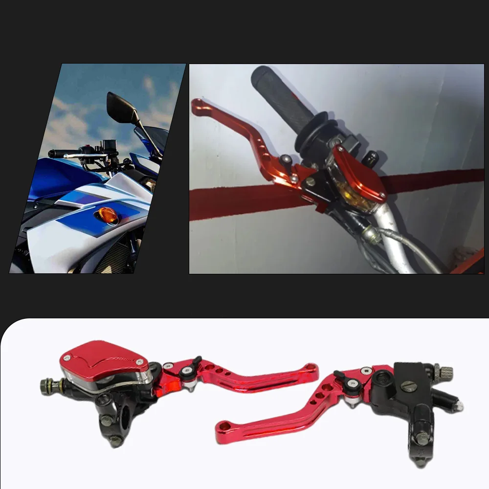 

22 mm Universal Motorcycle Brake Clutch Pump Master Cylinder Handles Handlebar Hydraulic Brake Pump Adjustable Hand Lever