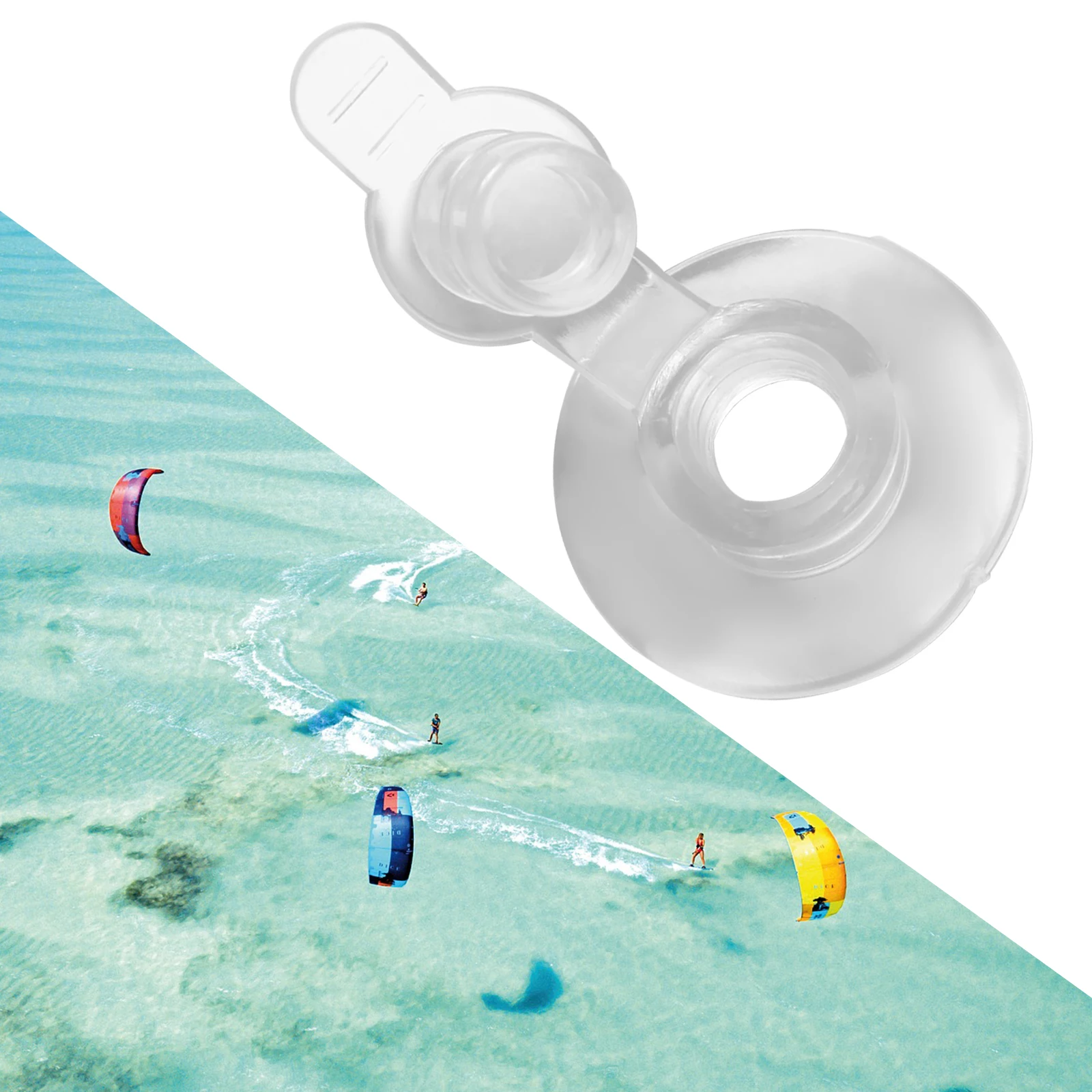 Kiteboarding Kite Inflate One Pump Valve Clear TPU Bladder Repair Non-Return Kite Inflate Valve Bladder Repair Equipment