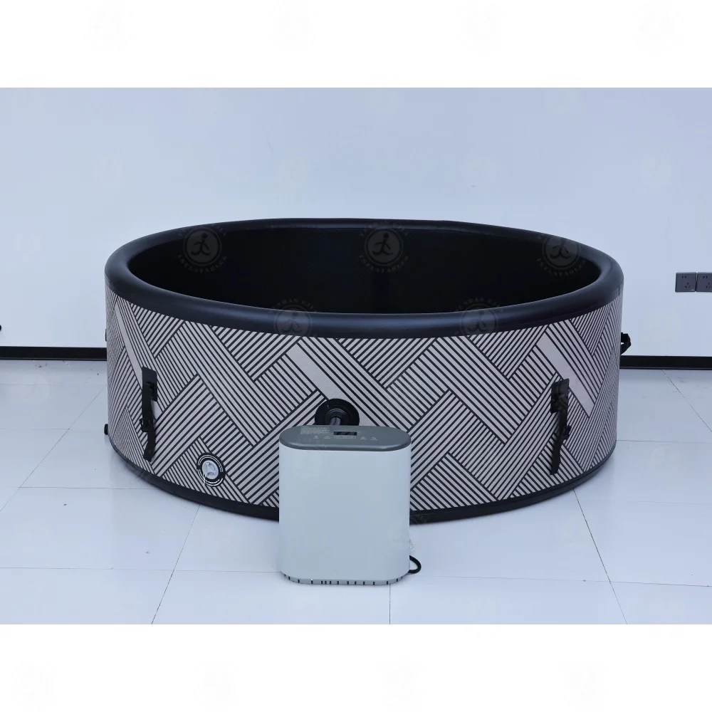 

STLF Pro Inflatable with Dual Zone Massage - Remote Control, Leak-Proof Technology for Hotels