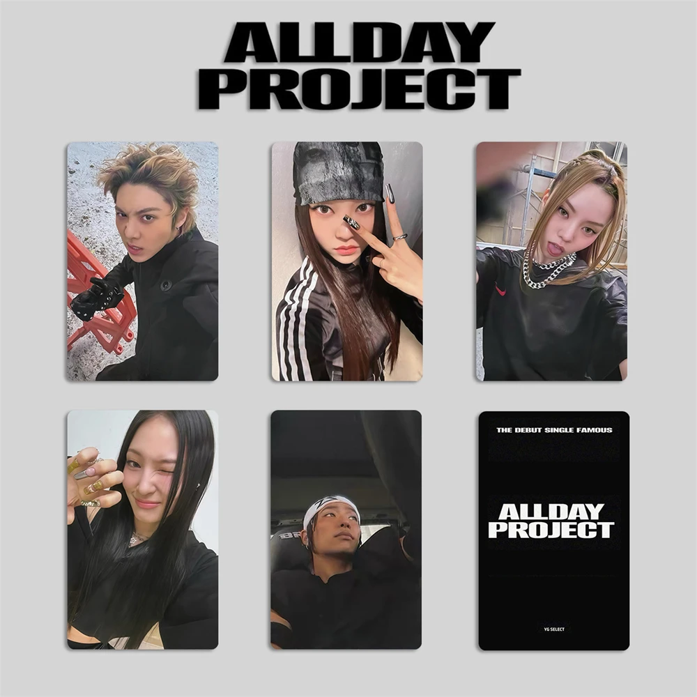 5Pcs/Set KPOP ALLDAY PROJECT Album FAMOUS Photocards ADP Two-Sided Postcard ANNIE TARZZAN BAILEY LOMO Cards Fans Collect Gifts
