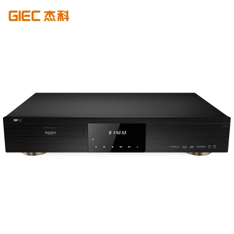 Reproductor de CD/DVD GIEC BDP-G5300, Reproductor de Blu-Ray 4K Ultra HD, Reproductor de DVD, Reproductor de Disco Duro HD, Decodificador Doméstico, Reproductor de Discos 4K