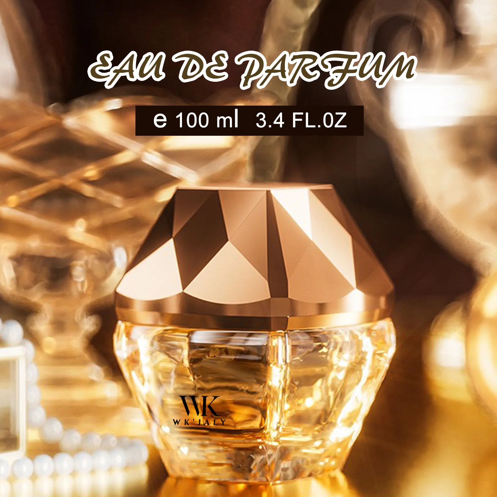 

WK JALY Women Eau De Parfum, Fruity And Floral Fragrance, With Notes of Mango, Neroli , Grapefruit, Mandarin Orange, 100ml