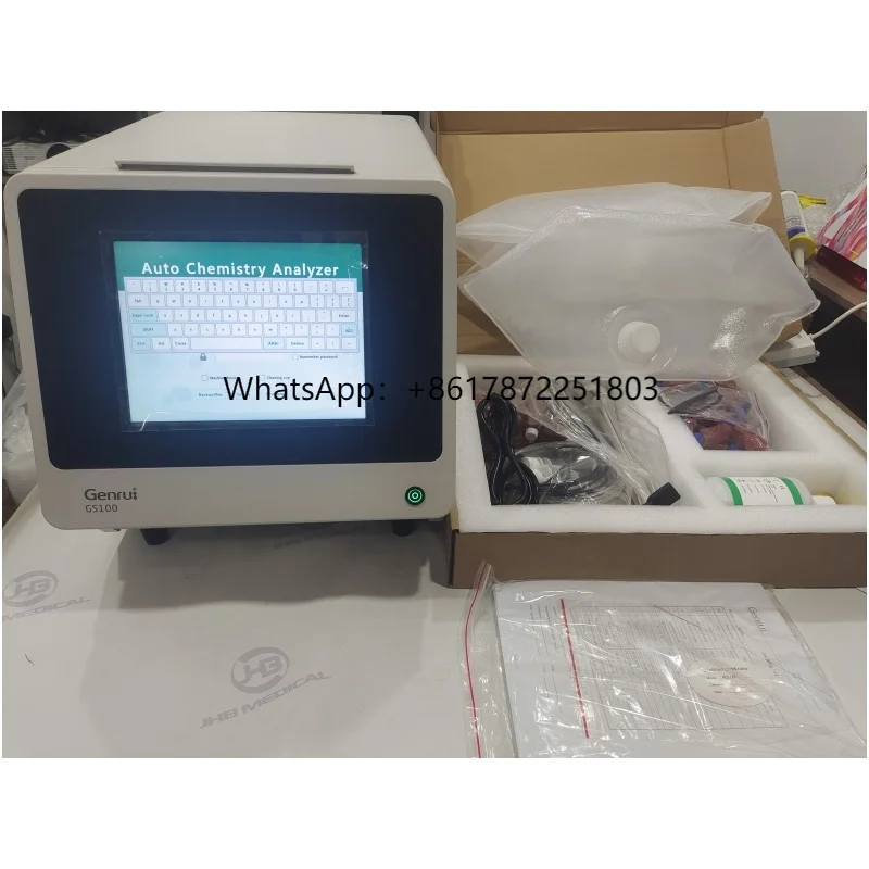 Genrui GS100 Analisador de Química Quantitativa Totalmente Automatizado Analisador de Imunoensaio