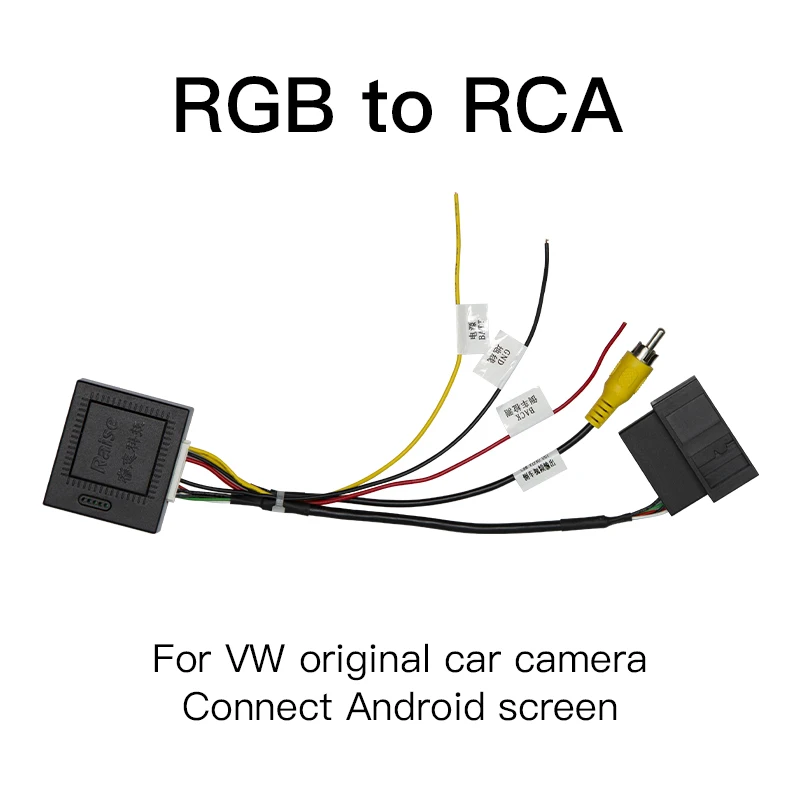 

Ainavi RGB Box To RCA Cable Android Car Radio For Vw Passat B7 Tiguan Golf 6 Cc Original Car Camera Android Screen