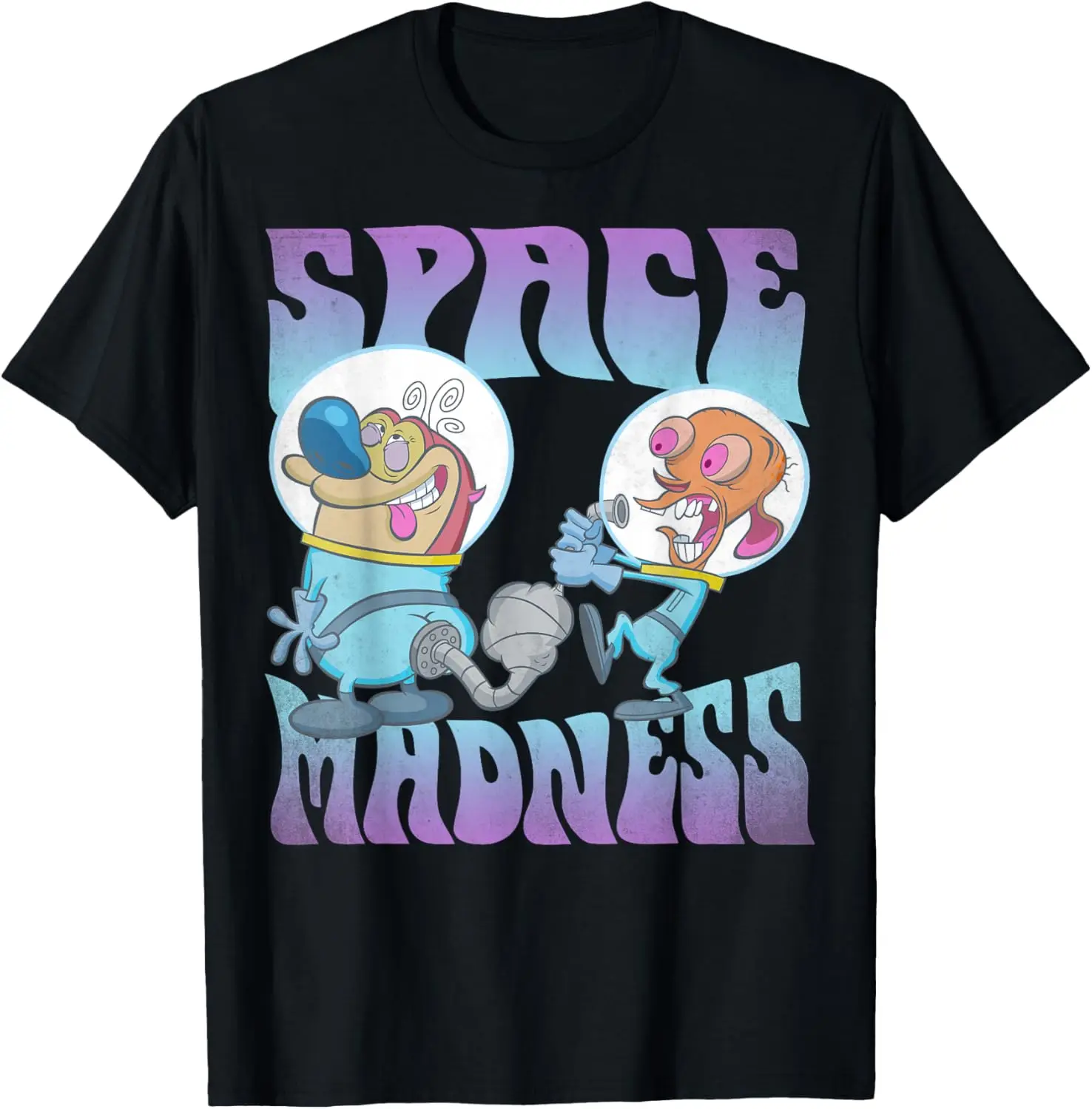 

Ren and Stimpy Space Madness Astronaut T-Shirt Men's A1and women's T-shirts