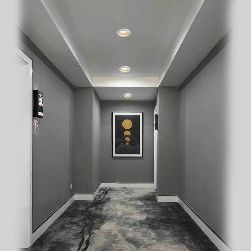 Wodoodporny reflektor Led wbudowana kuchnia kabina prysznicowa Ip65 przeciwmgielna przeciwodblaskowa oprawa sufitowa do kuchni ลazienkowej