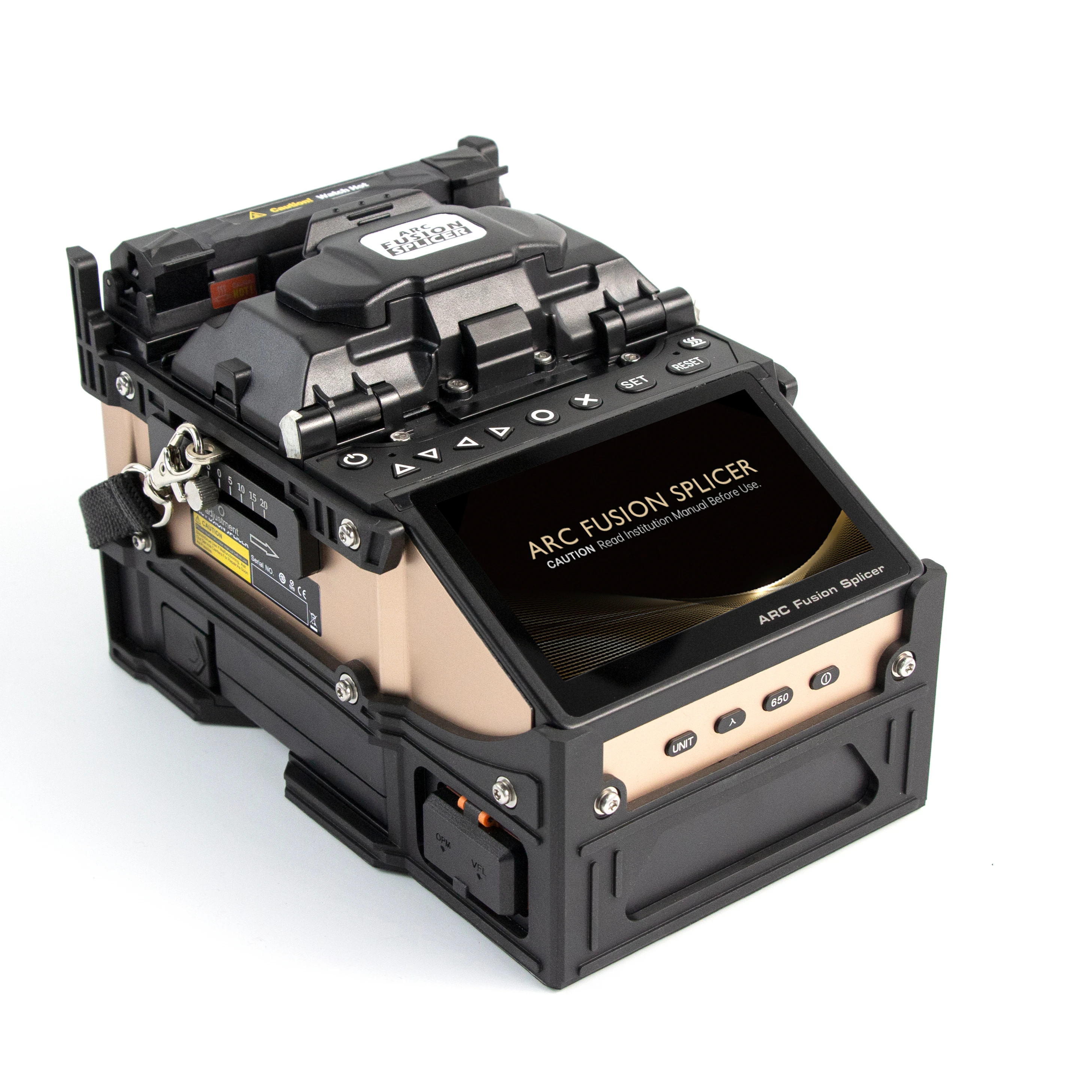 

Tumtec SD-9 Fusion Splicer Machine 6 Motors 6s Optical Fiber Fusion Splicer Fiber Optic Splicing Machine FST-16S FST-18S SD-6
