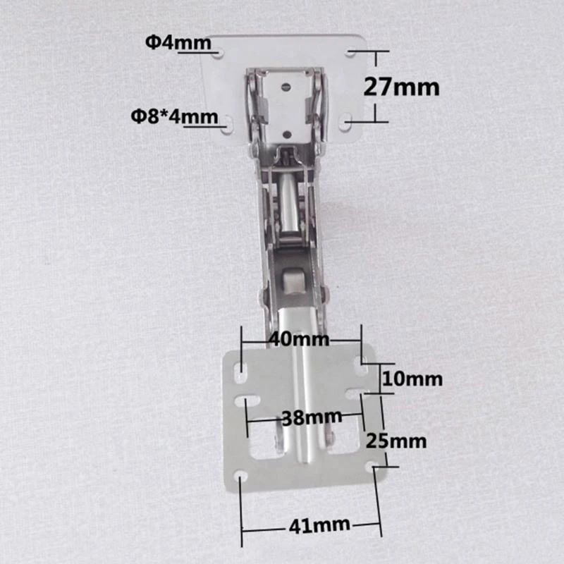  Door Hinges No-Drilling Soft Close Hinge Concealed Cupboard Hinge Replacement view 6