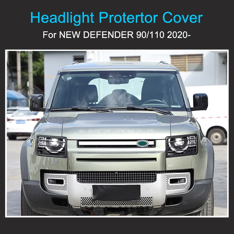 Exterior Parts Headlight Protection Cover for Land Rover Defender 90 110 2020 to 2024 Guard Cover Mirror Covers Car Accessories