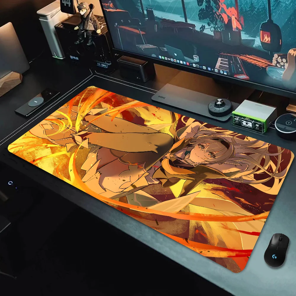 Tappetino per Mouse di vendita caldo Honkai Star Rail Firefly Game Mouse pad Gaming Mouse pad grande tappetino Deak regalo per ragazzi per