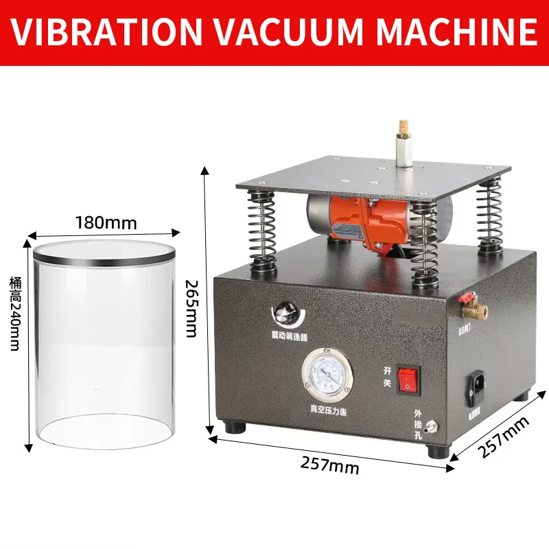 2L/6L Vacuum Pumps, Industrial Jewelry Vacuum Casting Machines, Gold and Silver Mold Manufacturing Equipment 220V