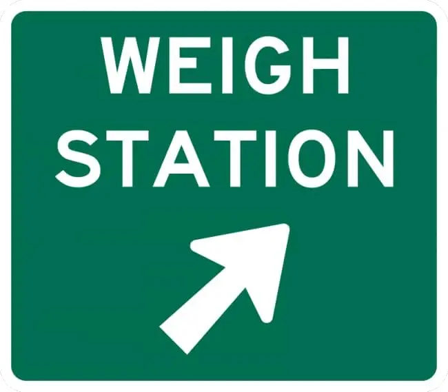 Y1,Weigh Station Sign (with arrow) Road Guide Signs (Z877) Metal Tin es Safety Caution for Indoor or Outdoor-aluminum si