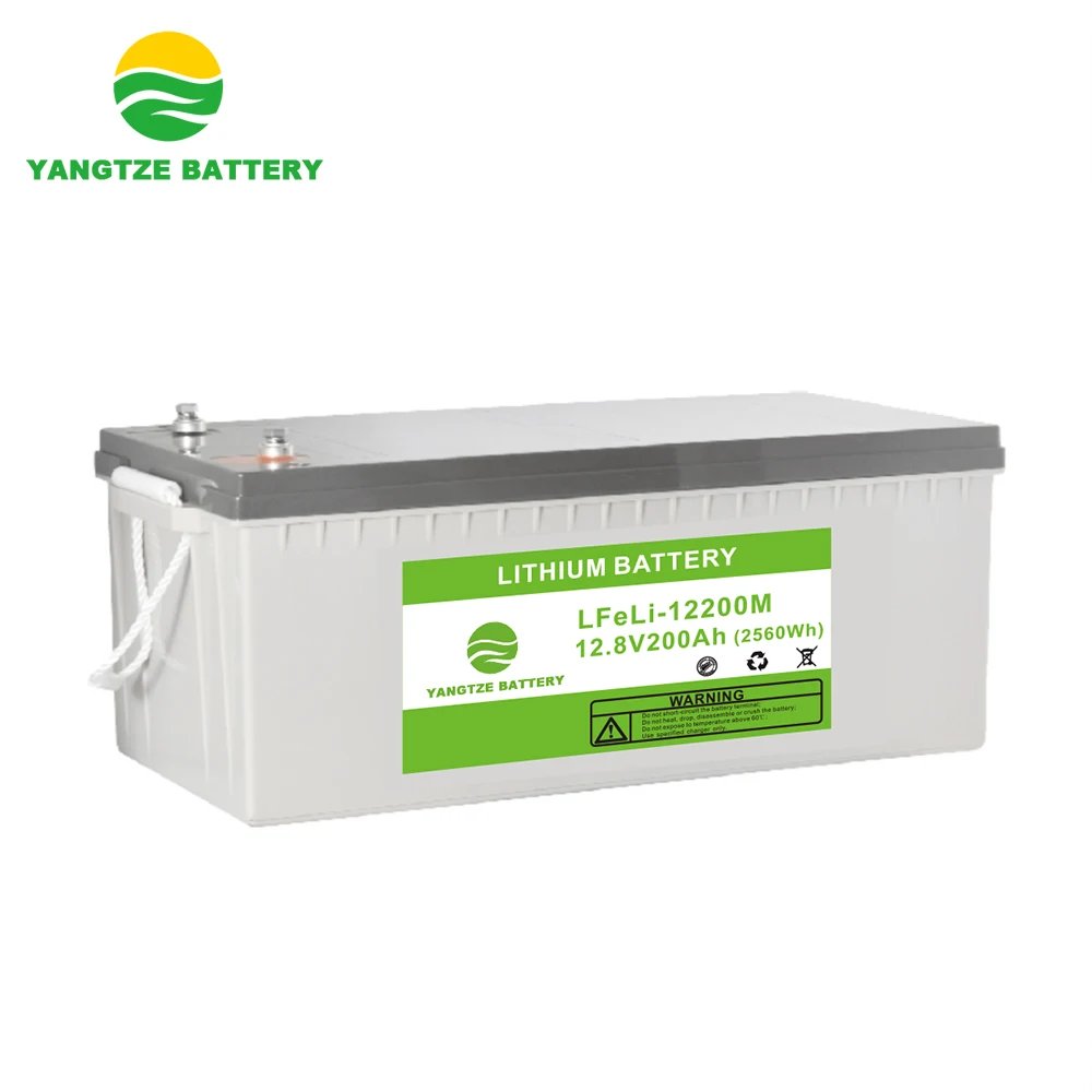 Yangtze solar 12v lifepo4 lithium battery 200ah