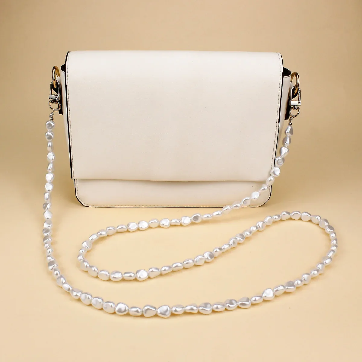 الهاتف المحمول الحبل لؤلؤ فاخر حبة حقيبة سلسلة طويلة Crossbody قلادة سلسلة حزام جراب هاتف معلق الديكور مكافحة خسر