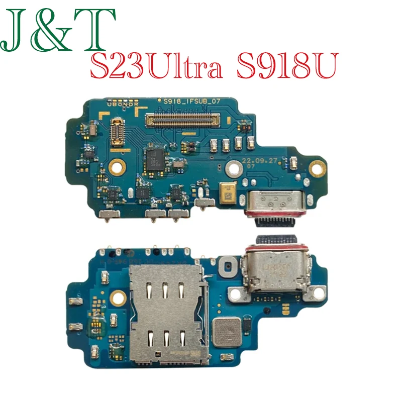 SB Charging Board Port Dock Charger Connector Flex Cable For Samsung S23 Plus Ultra 5G S911B S916B S918B