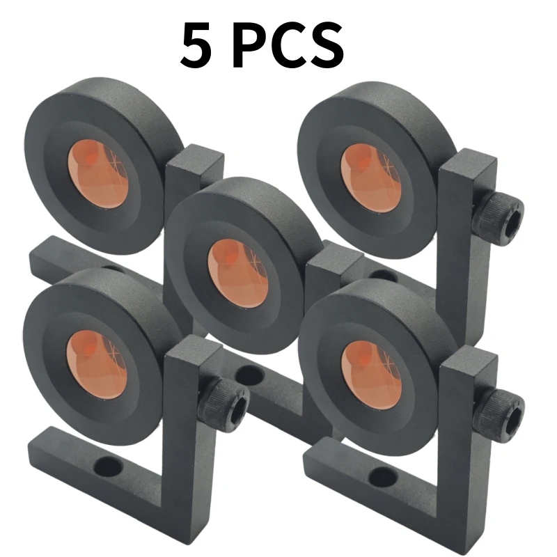 5pcs 90-degree monitoring prism GMP104, 1 inch L-bar reflector, suitable for total station L-bar prism