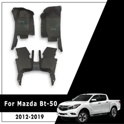 Car Floor Mats For Mazda BT-50 2012 2013 2014 2015 2016 2017 2018 2019 2020 2021 2022 2023 BT50 Rugs Carpets Auto Interior Parts