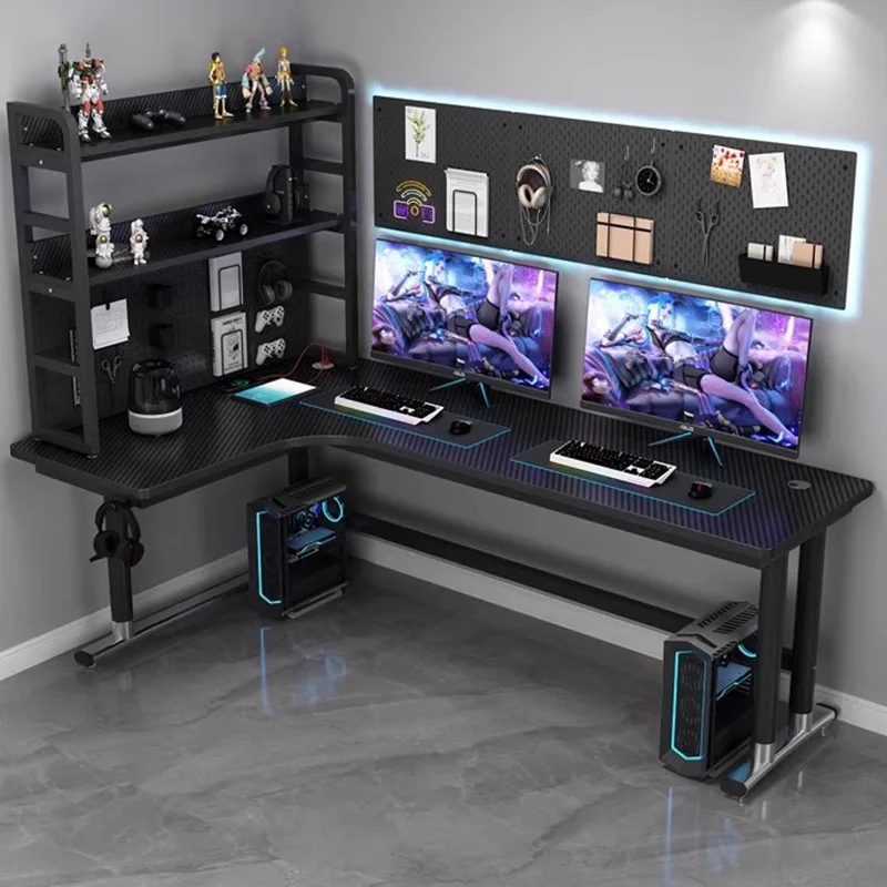 

Bedroom Computer Desk L Shaped Sedentary Youth Room Gaming Seating Desk Studies Auxiliary Mesa Gamer Pra Pc Office Furniture