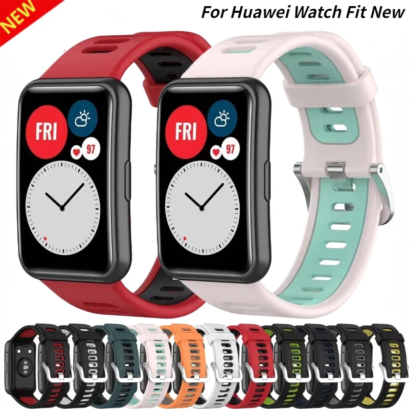 

Silicone Strap For Huawei Watch Fit Original Smartwatch Replacement Wristband Belt for Huawei Watch Fit New Correa accessories