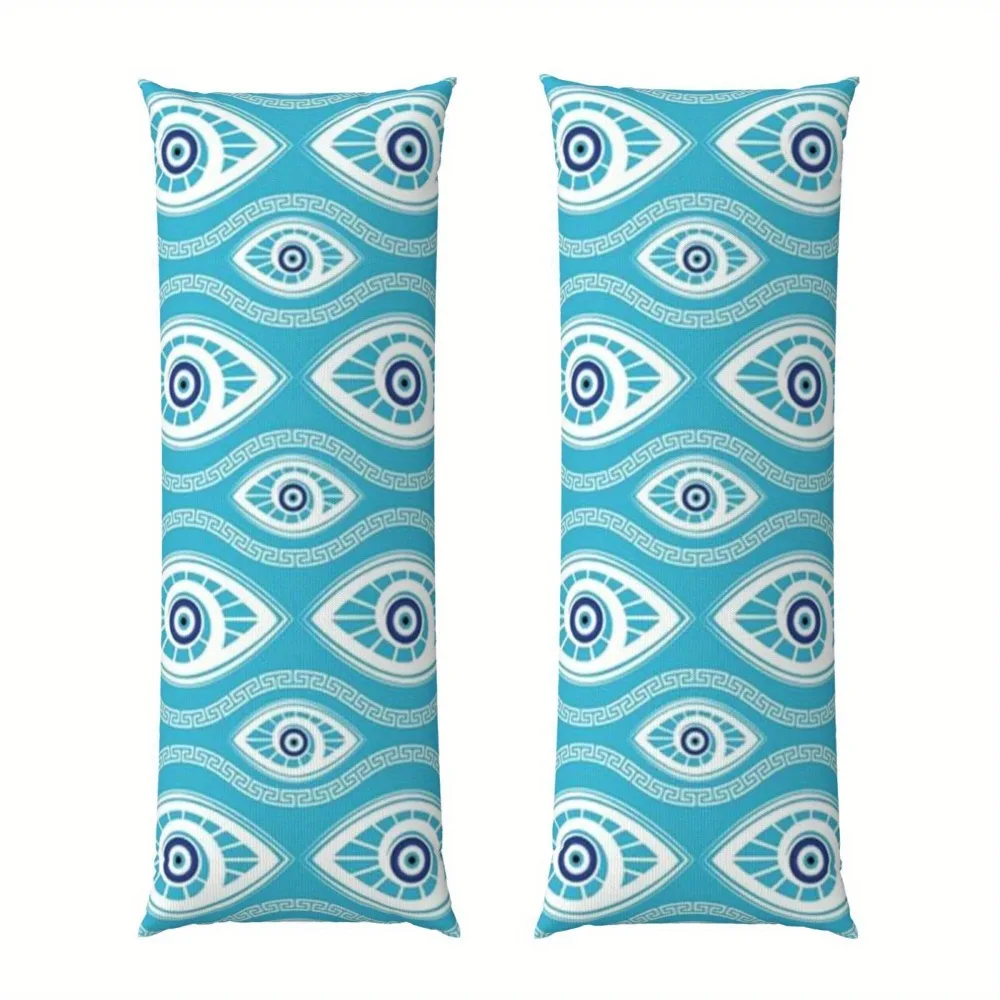 One Eye of Horus Pattern Ultra Soft Long Pillowcase | 20x54 inch, Polyester, Zipper Closure, Machine Washable, Suitable for Outd
