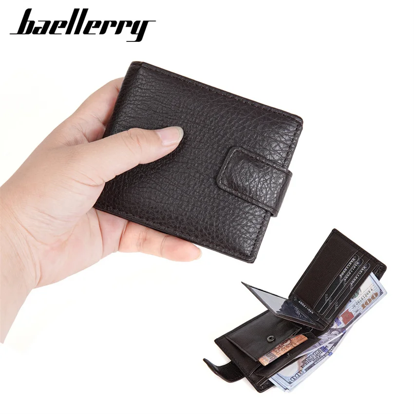 

Retro Hasp Short Wallet Thin Purse Man Day Clutch Bag Coin Pocket Money Summer Slim Wallets Coin Purse Business Card Holder