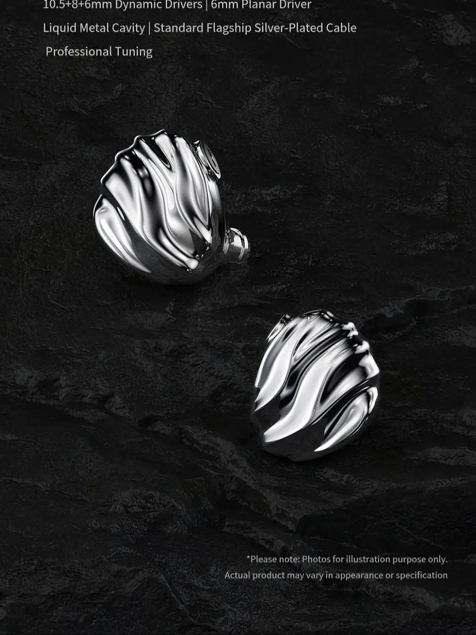 TRN Casque hybride planaire TRN SHELL à quatre unités avec triple