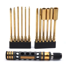 Durable Alloy Steel Metal 1.5 2.0 2.5 3.0mm Hexagonal Wrenches Hex Phillips Nut Slotted Screwdrivers for RC Helicopter Model