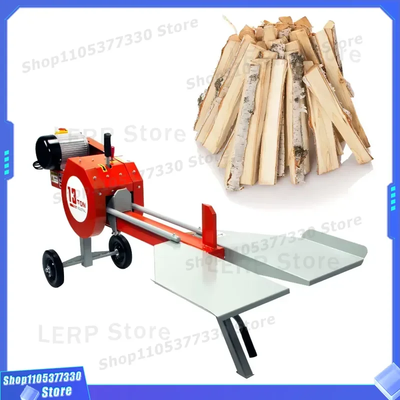 20 Ton Horizontal Electric Hydraulic Wood Splitter Heavy Duty Log Cutter Machine for Firewood Processing Efficient