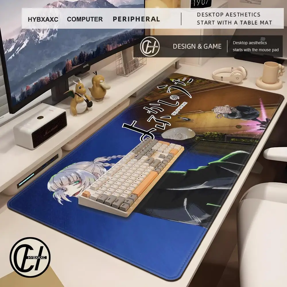 Hot Anime Call of the Night Rubber Mouse Pad Gaming Accessories Desk Protector Mat Keyboards Gamers Decoracion Mat Large Rug