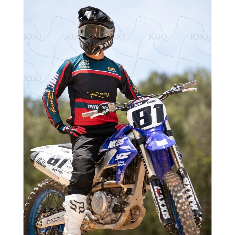 

MTB DH T-shirt, Motorcycle BMX Endurance Sweatshirt, Mountain Bike, Men's Off-road Motorcycle, Quick Drying Long Sleeved Jersey