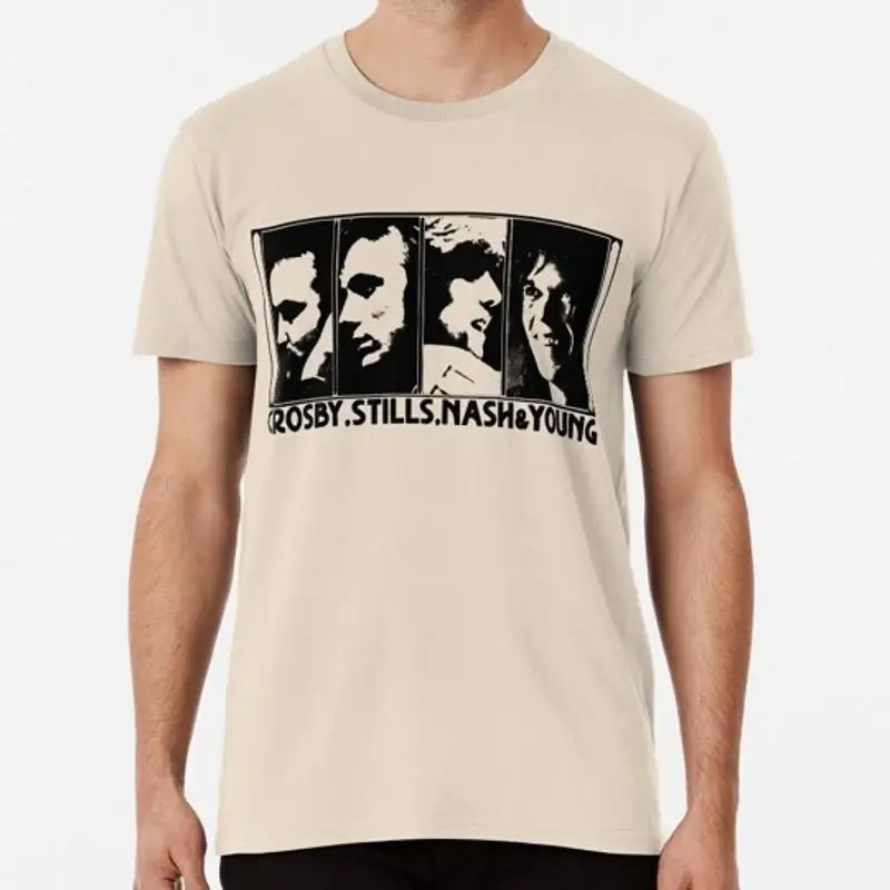 تي شيرت Csny the Black Stencil S إلى 5XL مصنوع في الولايات المتحدة الأمريكية